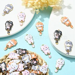 40шт 5 стильные подвески из сплава с принтом&nbsp;FIND-CJ0001-27