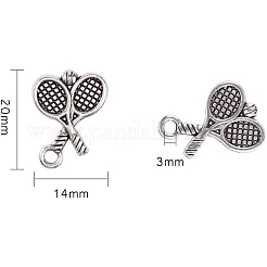 Подвески из цинкового сплава в тибетском стиле&nbsp;TIBEP-UN0001-01