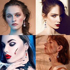 Наборы для изготовления сережек с подвесками своими руками&nbsp;DIY-SC0013-41P