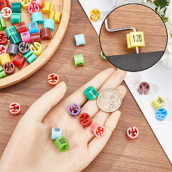 224 шт. 16-х цветные пластиковые маркеры размеров вешалок для брюк&nbsp;KY-CP0001-12