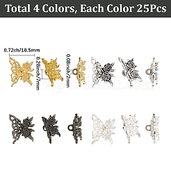 100 шт. бусины-разделители из сплава в тибетском стиле&nbsp;FIND-SC0020-12A