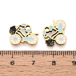 Подвески из нержавеющей стали 304 с эмалью&nbsp;STAS-T074-08G