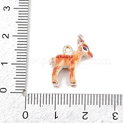 Anhänger aus Emaille mit Tiermotiven&nbsp;X-ENAM-P264-03A-G