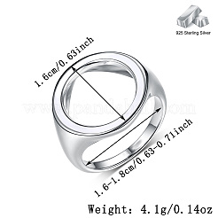 925 стерлингового серебра кольца перста NP5808-2