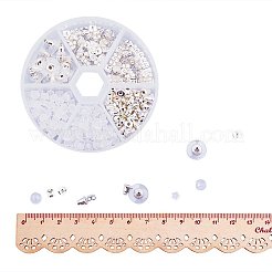 5 стиль латунные и пластиковые гайки для ушей KK-PH0016-01S