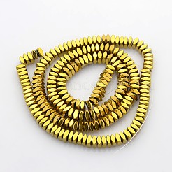 Electroplate non magnetici ematite sintetico fili di perline&nbsp;G-J224B-M