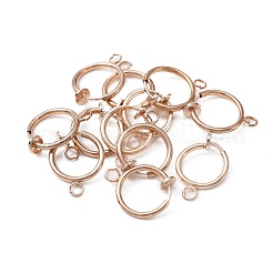 Risultati di orecchini a clip in ottone&nbsp;FIND-WH0044-27RG