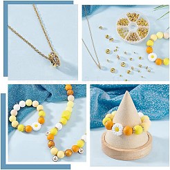 150шт 4 вида латунных бусинок со стразами RB-PH0001-66G