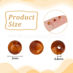 2 нити натуральных бусин тигрового глаза G-OC0005-67