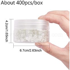 Perle di vetro crackle verniciate a spruzzo&nbsp;CCG-PH0002-15