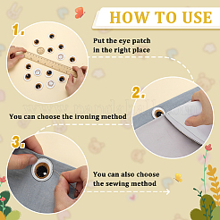 15 пара компьютеризированных вышитых тканевых нашивок&nbsp;DIY-FG0008-14