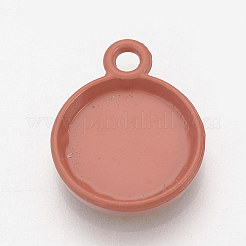 Lackiert Legierung Emaille Anhänger&nbsp;LS-ENAM-Q425-39B