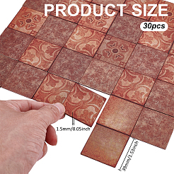 30 шт. мини-плитка для кукольного домика&nbsp;DIY-WR0004-94