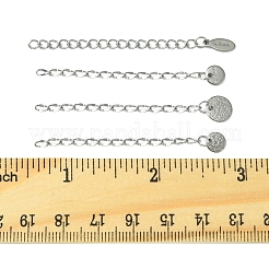 12 шт. 4 стиля удлинитель цепи из нержавеющей стали 304 FIND-FS0002-96B