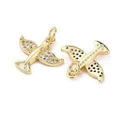 Латунные микро проложить кубического циркония подвески KK-K408-17G