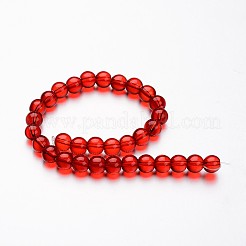 Chapelets de perles rondes en verre&nbsp;X-GLAA-I028-4mm-06