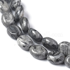 Камень натуральной карты / камень пикассо / нити из бисера пикассо яшмы G-Z006-A27