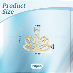 20 шт. подвески из нержавеющей стали 304&nbsp;STAS-UN0048-71