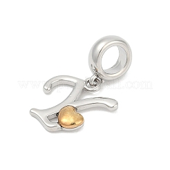 Латунные европейские подвески с подвесками&nbsp;KK-Z097-01Y-GP