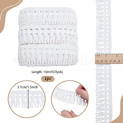 Ruban de dentelle à pampilles en polyester&nbsp;OCOR-WH0105-196C