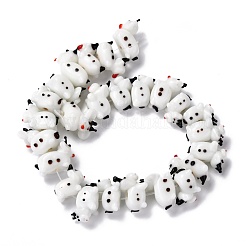 Бусы лэмпворк ручной работы LAMP-I022-21