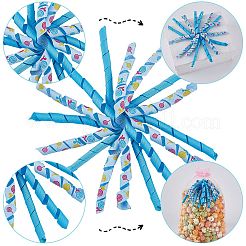 8 шт банты из тканевой вьющейся ленты AJEW-SP0001-48C