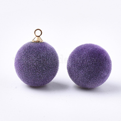 Флокированные акриловые подвески FIND-T046-33D-10