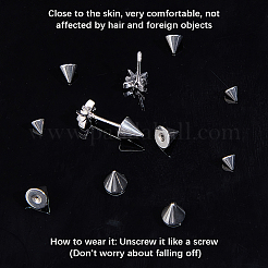 50шт ушные гайки из нержавеющей стали&nbsp;STAS-BBC0006-41