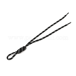 5 pendentif décoratif en corde de polyester&nbsp;HJEW-JM04424-01