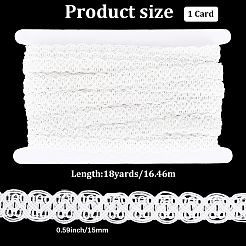 18 ярд полиэстеровой плетеной кружевной отделки OCOR-CY0001-88A