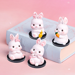 80шт акриловые плоские круглые фигурки дисплей базы KY-FG0001-08