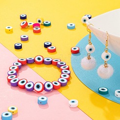 250шт бусины из полимерной глины ручной работы CLAY-LS0001-10