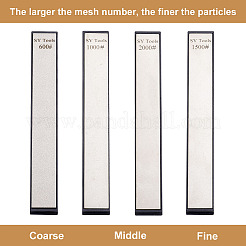 Ahademaker 4 шт. 4 стиль карборундовый камень для заточки ножей TOOL-GA0001-73