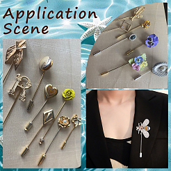 Латунная брошь MAK-SC0001-31