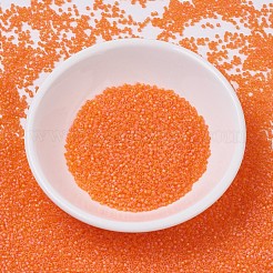 MIYUKIデリカビーズ  シリンダー  日本製シードビーズ  11/0  （db0855)マット透明オレンジab  1.3x1.6mm  穴：0.8mm  約20000個/袋  100 G /袋&nbsp;SEED-J020-DB0855