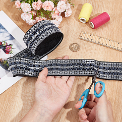 2.5 ярд полиэстеровых жаккардовых лент в этническом стиле&nbsp;SRIB-BC0001-36B