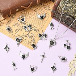 20pcs 10 styles de pendentifs en émail en alliage&nbsp;ENAM-CJ0007-52