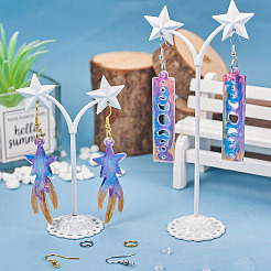 5 шт. 5 силиконовые Молды для подвески в виде фаз Луны и звезд&nbsp;DIY-TA0004-98