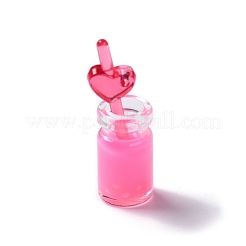 Подвески из светящейся полупрозрачной смолы RESI-D057-12