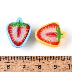 Печатные непрозрачные акриловые бусины OACR-N152-07