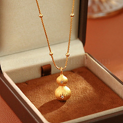 Ожерелья с подвесками из латуни с прозрачным кубическим цирконием&nbsp;FS-WGDBB98-01