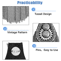 2шт модные погоны с кисточками DIY-FH0005-31