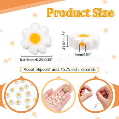 3 прядь стеклянных бусин миллефиори ручной работы&nbsp;LAMP-NB0001-99A