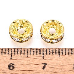 Латунные бусины из хрусталя класса А&nbsp;RB-A003-8MM-G