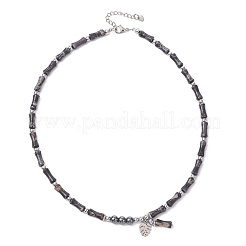 Ожерелья из бамбуковых бусин&nbsp;NJEW-JN05725-01