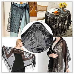 Нейлоновая кружевная ткань DIY-WH20062-25A