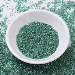 MIYUKIデリカビーズ  シリンダー  日本製シードビーズ  11/0  (db0060) ライムラインクリスタル ABS  1.3x1.6mm  穴：0.8mm  約2000PCS /ボトル  10 G /ボトル&nbsp;SEED-JP0008-DB0060