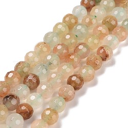 Chapelets de perles en pierre gemme naturelle, facetté (128 facettes), ronde, 6.5mm, Trou: 1mm, Environ 60 pcs/chapelet, 15.16'' (38.5 cm)