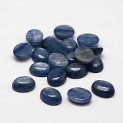 楕円形の天然藍晶石/シアン石/ジステンカボション  10x8x3~4mm