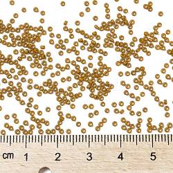 Perles rocailles miyuki rondes, Perles de rocaille japonais, (rr4460) pain grillé opaque teinté duracoat, 15/0, 1.5mm, Trou: 0.7mm, à propos 5555pcs / bouteille, 10 g / bouteille